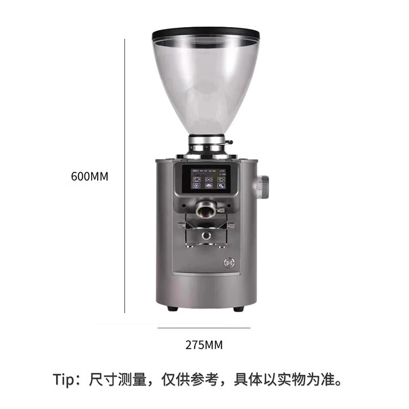 Bario K-83 new Italian coffee grinder coffee quantitative timing electric flat knife 83MM hand brewing commercial household K-83 Italian quantitative grinder (white)