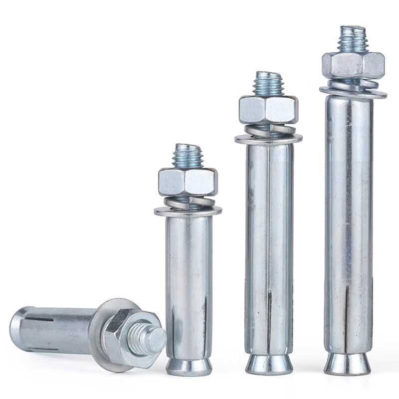 Jinggong National Standard Expansion Screws Full Iron Galvanized Explosive Bolts Extended External Expansion M6m8m10m12mm Boxed M12*110 (220 pieces/box) Drilling 16mm