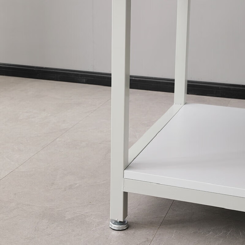 Baigang double-layer anti-static workbench assembly line multi-layer mobile operating table experimental table tool material packaging table length 1200*width 800*height 750mm