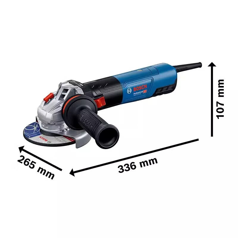 Bosch angle grinder AC brushless electric hand grinder high power GWS20-125/150BS angle grinding and cutting machine GWS20-125BS official standard configuration