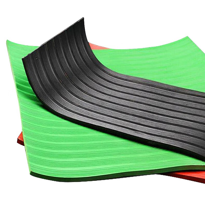 High voltage insulation mat 10kv power distribution room rubber mat red stripe insulating carpet 35810mm insulating rubber mat red stripe 1m*1m 10mm