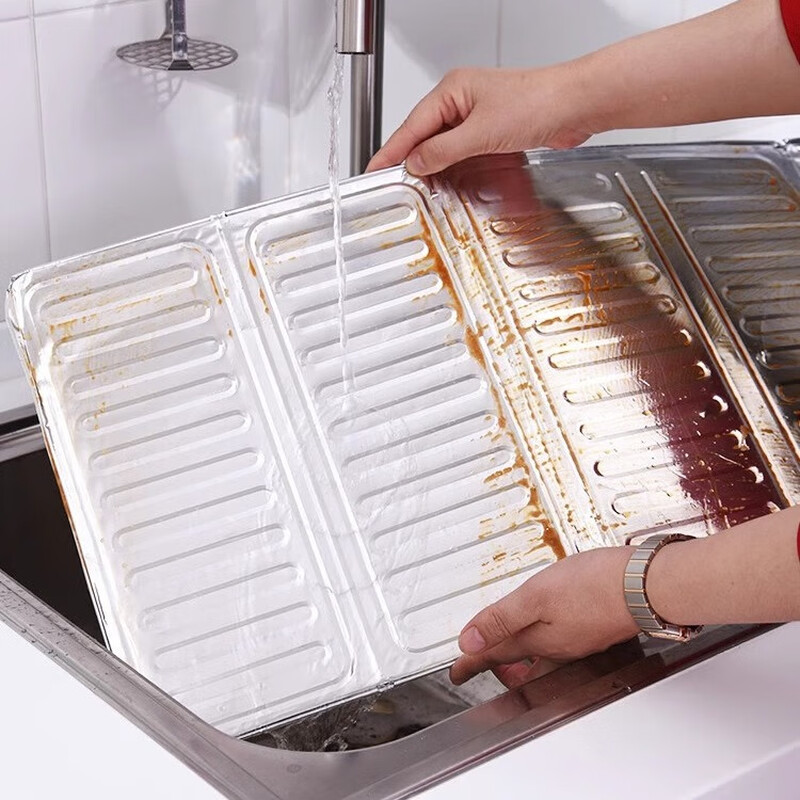 Home Story (KATEI STORY) Japanese kitchen oil baffle stove gas oil baffle anti-oil smoke oil splash aluminum foil plate fireproof heat insulation plate cooking