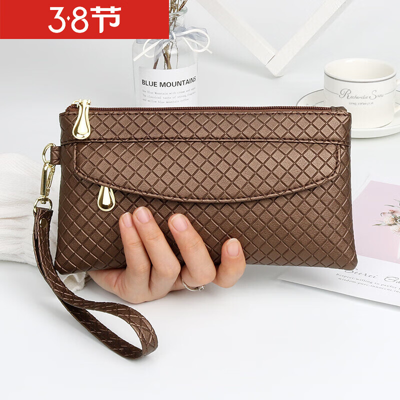 Baoya 2021 New Women's Clutch Fashion Women's Bag Handbag Women's Mobile Coin Purse Women's Handbag Mini Small Bag Black