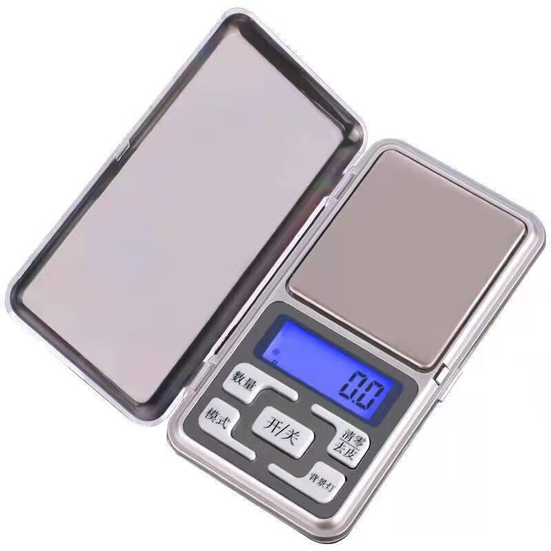 Jewelry scale, high-precision 0.01g electronic scale, jewelry scale, mobile phone scale, portable electronic scale, food scale, kitchen scale, jade gold jewelry, small platform scale, mini scale, range 200g/accuracy 0.01g, battery model