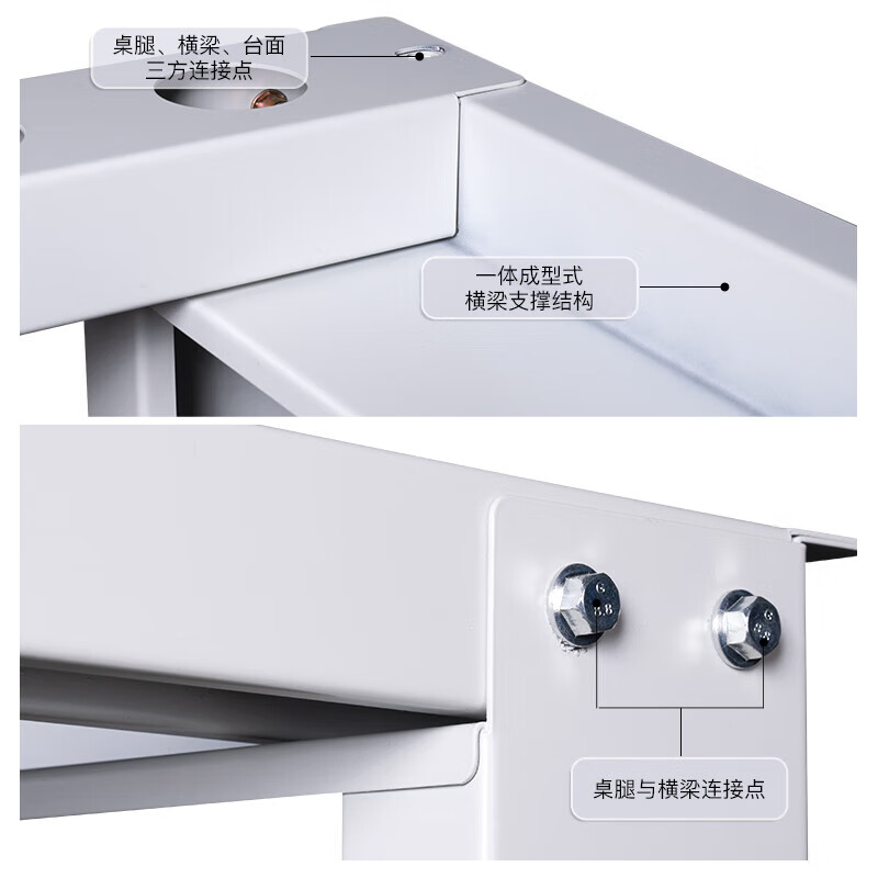 Baigang heavy-duty fitter operating table anti-static workbench repair table workshop assembly line mold test table single table 1200*1000*800