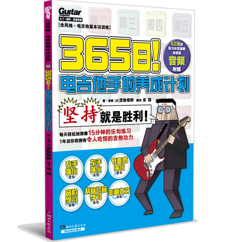 365 days! A plan to develop an electric guitar player
