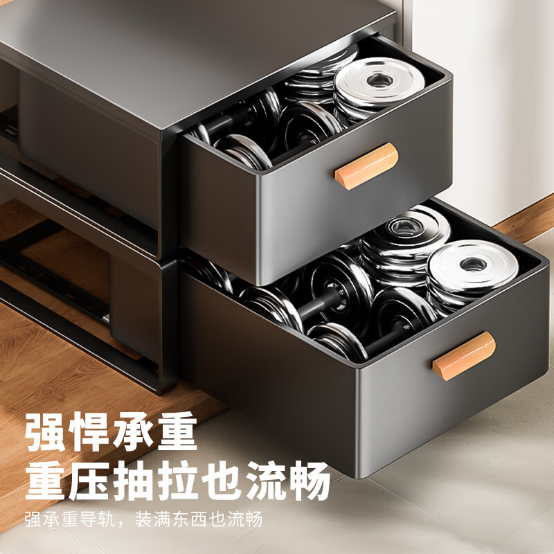 Benwang (BW) kitchen pull-out storage rack multi-functional drawer-type storage rack under the sink ultra-deep pull-basket cabinet layered storage rack gun gray without cover single layer 30cm