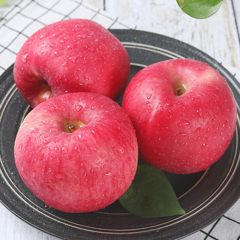 Jingning Apple SF Home Gansu Red Fuji Apple Fruit Fresh Seasonal Jingning Apple 10-12 Pieces 90-100mm Net Weight 8 Jin Strictly Selected Pack