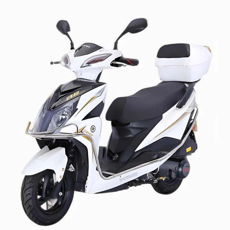 Wuyang Shangling 2nd Generation +125 Scooter Fuel Express Delivery for Home Commuting Diamond White