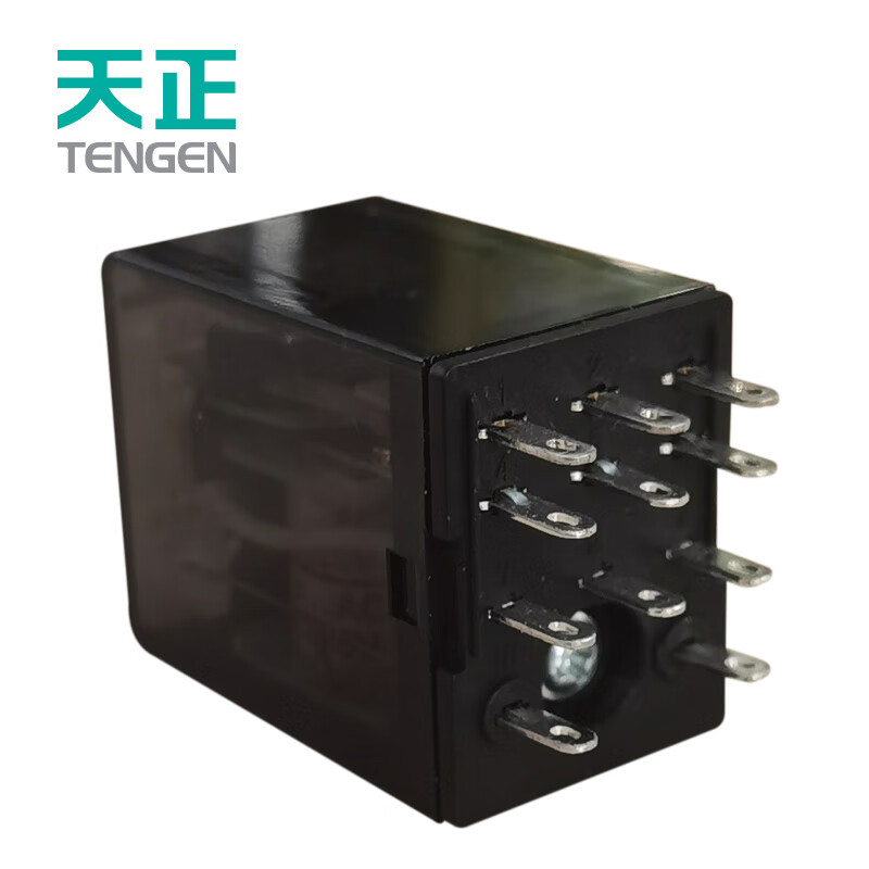 Tianzheng Electric (TENGEN) small electromagnetic relay power delay 4 sets of conversion TGJC1-54Z AC and DC (Xinxiangyun 3.0) TGJC1-54Z A220V with light