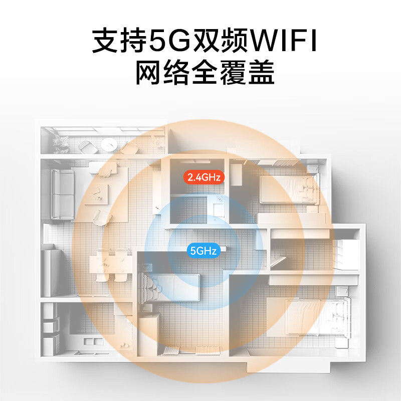 Made in Tokyo, smart camera V5 5 million pixels 3K high-definition home surveillance camera 5G dual-band WiFi AI humanoid watch 360-degree panoramic low-light full-color night vision