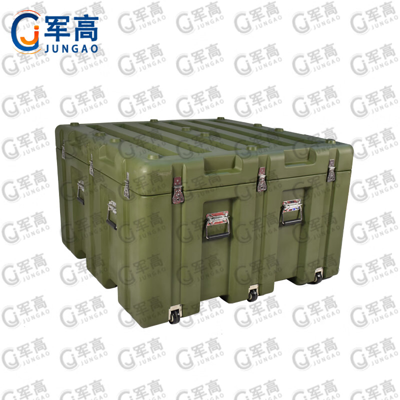 Jungao rotational molding box 1100*1100*700mm XTC wheeled storage box transport box material box airdrop box 25 new type