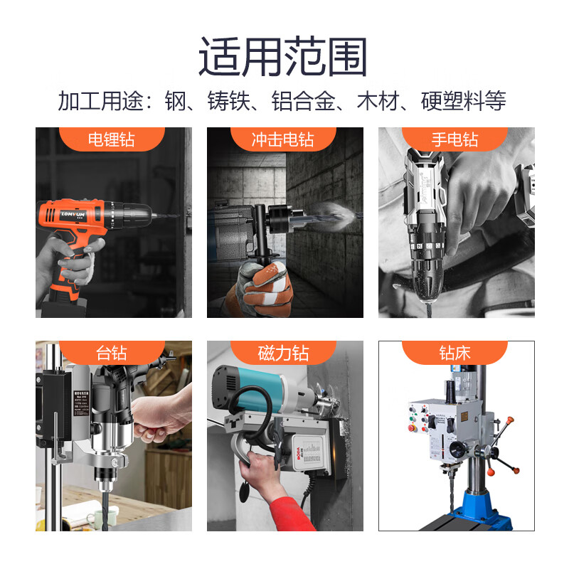 Shanggong straight handle twist drill bit 0.2-20mm high speed steel HSS drill bit drilling machine drill tip electric drill super hard small drill twist head 5.2mm 1 piece