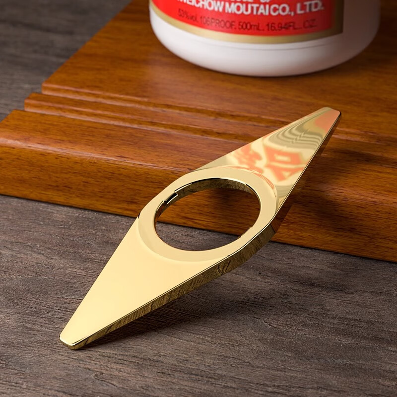 Moutai bottle opener gold foil collection version Moutai bottle opener cap remover 3-ring universal bottle opener gold