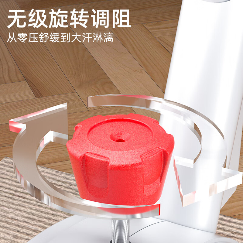 Yingerjian spinning bicycle magnetically controlled home silent small bicycle indoor weight loss exercise sports fitness equipment physical resistance adjustment 2.0 covers an area of 0.49