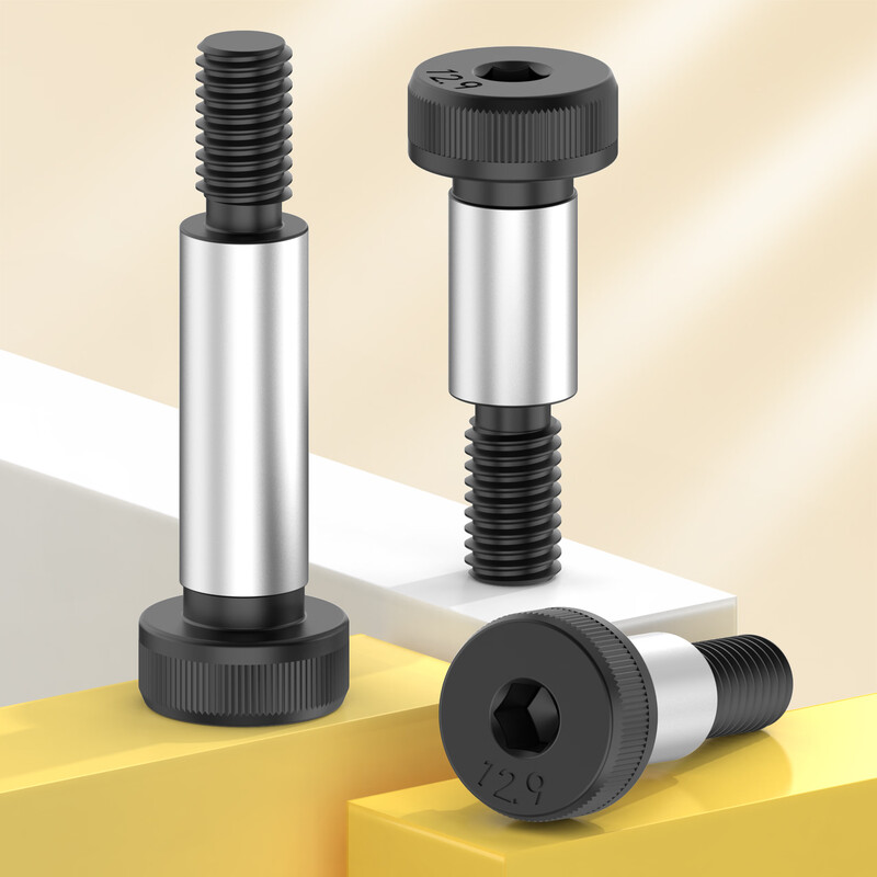 Jinggong (JINGGONG) 12.9 grade plug screws, hex socket plugs, equal height screws, limit screws, shoulder bolts 6-25 10*35-M8 (5 pieces)