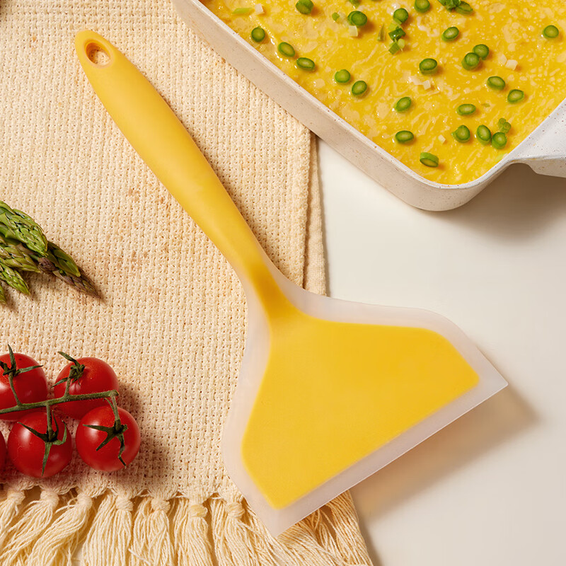 Baijie silicone spatula, non-stick special spatula, frying pan, tamagoyaki spatula, pancake tool, pancake baby food supplement tool