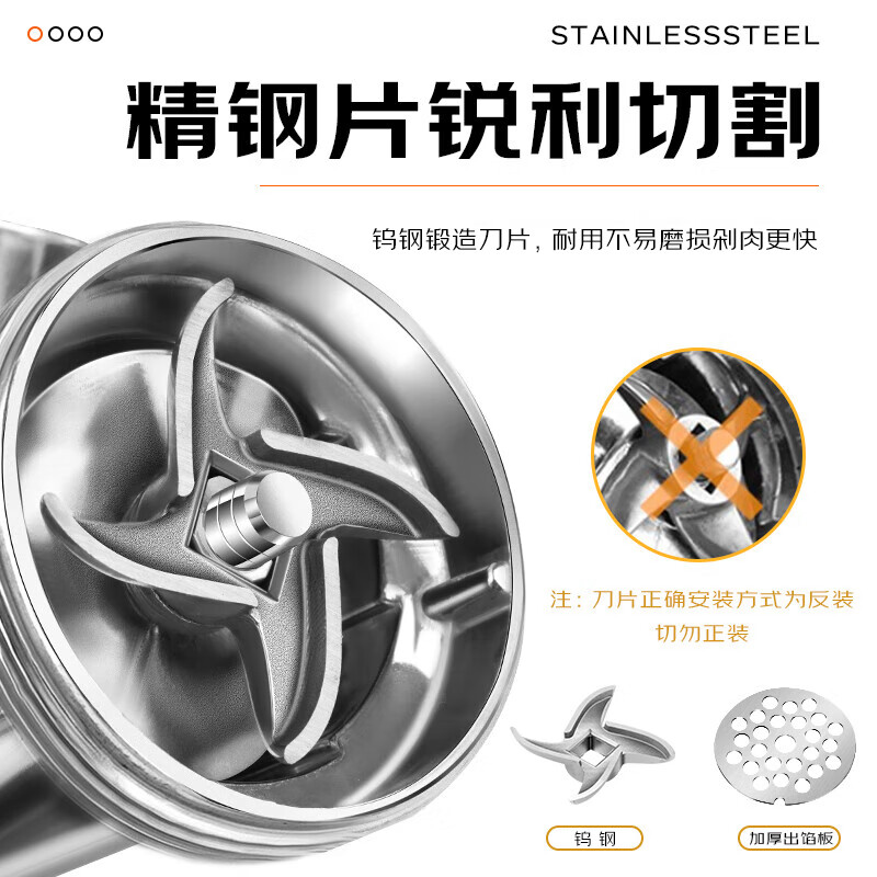 Baijie sausage filling machine manual meat grinder sausage filling mince machine sausage filling artifact upgraded meat grinder casing