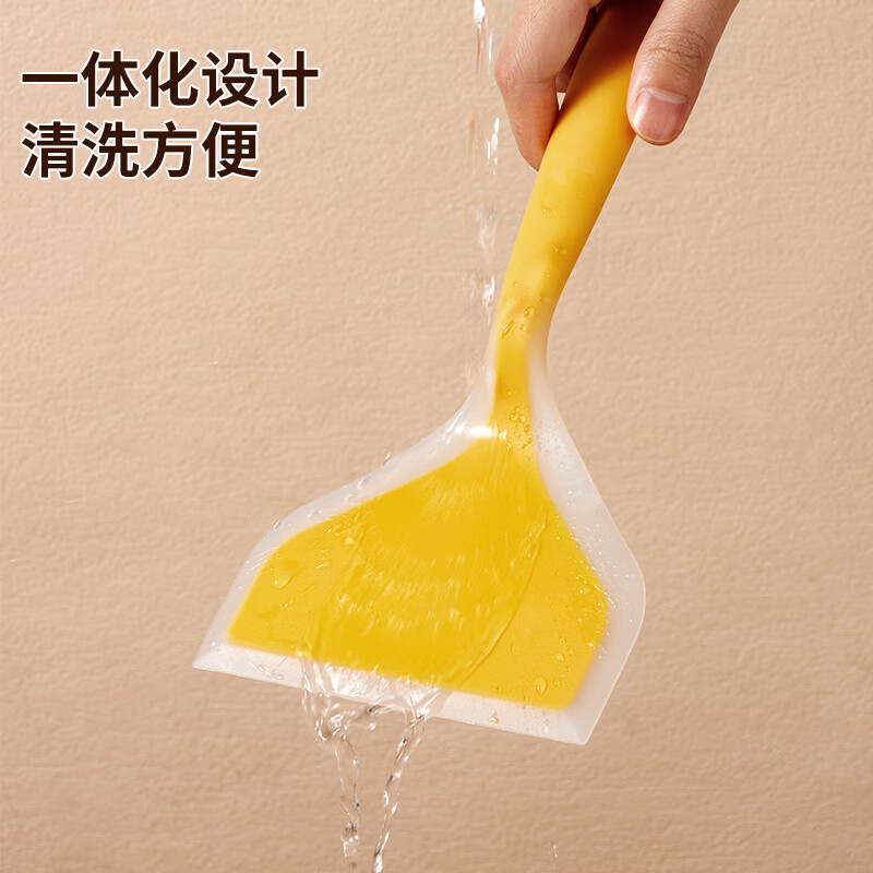 Baijie silicone spatula, non-stick special spatula, frying pan, tamagoyaki spatula, pancake tool, pancake baby food supplement tool