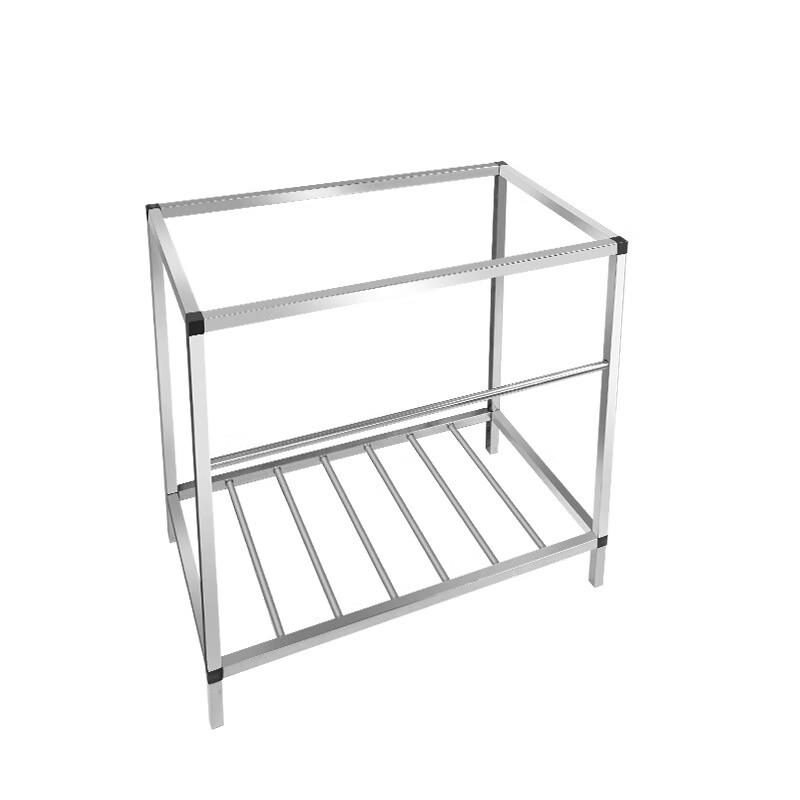 Pufan stainless steel sink bracket kitchen double-slot single-slot floor-standing custom-made thickened wash basin household integrated vegetable washing bracket suitable for sink 78 43 bracket