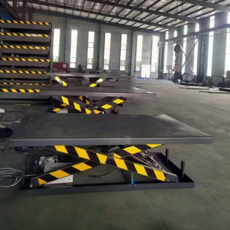 Wen Yijia electric hydraulic fixed scissor lift loading and unloading platform, load capacity 1 ton, rises 1.2 meters (1600*1000mm)