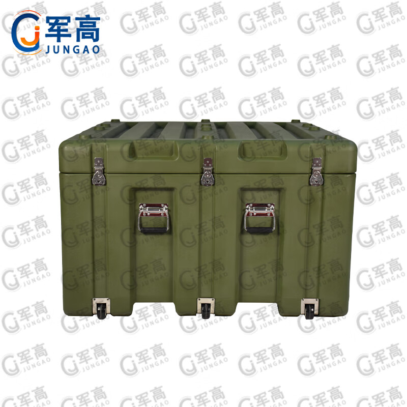 Jungao rotational molding box 1100*1100*700mm XTC wheeled storage box transport box material box airdrop box 25 new type