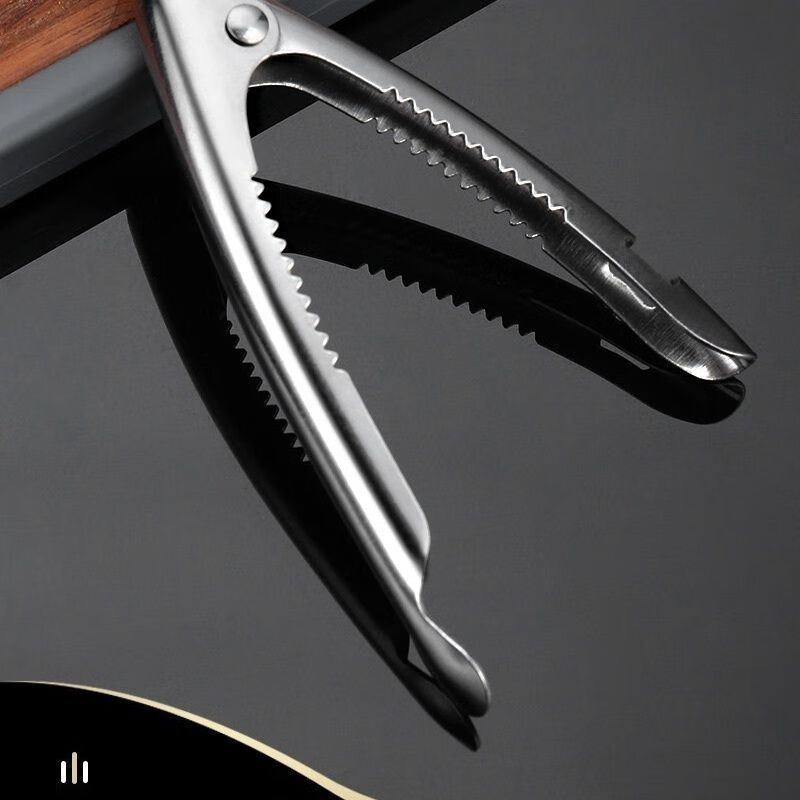 FANCYCHIC Blood Clam Clamp Blood Clam Clamp Flower Clam Oyster Multifunctional Wine Opener Walnut Pliers Shell Opener Clam Opener Artifact (Durable, Thickened and Highly Elastic) 2 Clam Openers Ingenious Craftsmanship (Durable, Anti-corrosion and Anti-rust)
