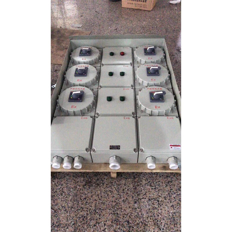 Customized explosion-proof distribution box, lighting, power inspection box, instrument switch, electric control box, aluminum alloy empty box, frequency conversion control cabinet. Explosion-proof customized configuration is required.