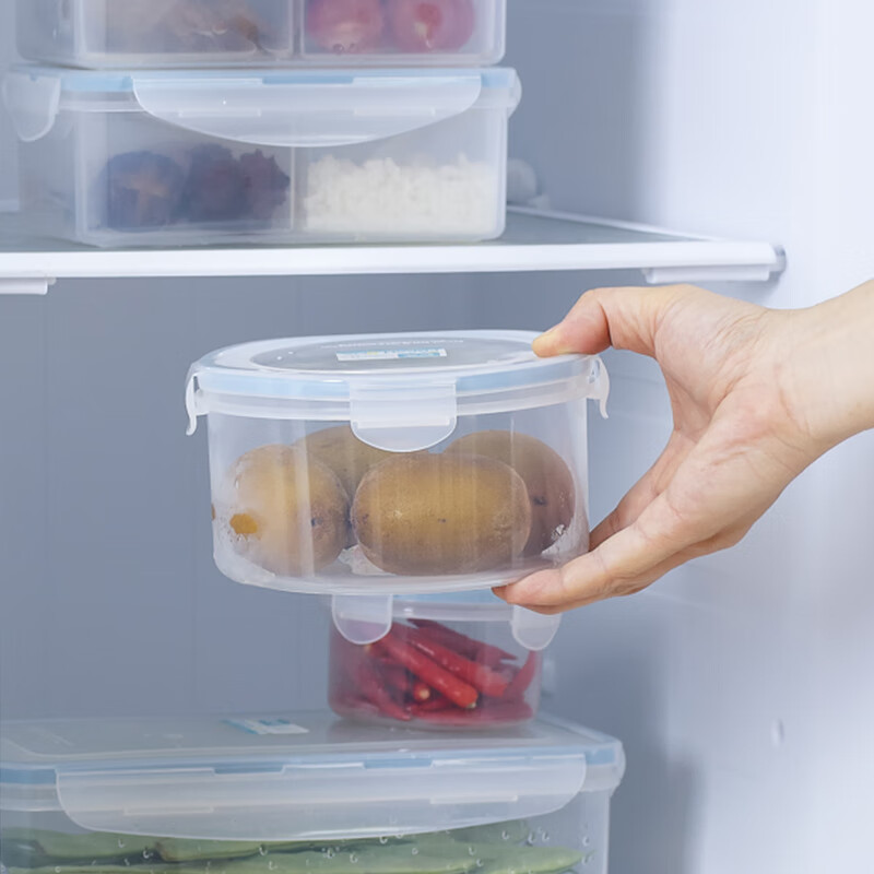 Amaiige food-grade plastic crisper 1.9L refrigerator crisper microwave lunch box sealed lunch box AM2511