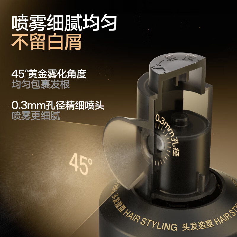 Liran essence fluffy water Pro hair care fluffy hair spray dry hair spray high-end men and women styling base 100ml