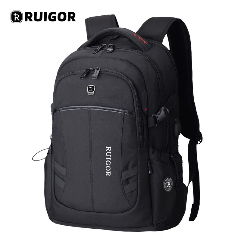 Rigo Swiss Army Knife Business Commuting Backpack 16-inch Laptop Bag Backpack Computer Bag Student School Bag