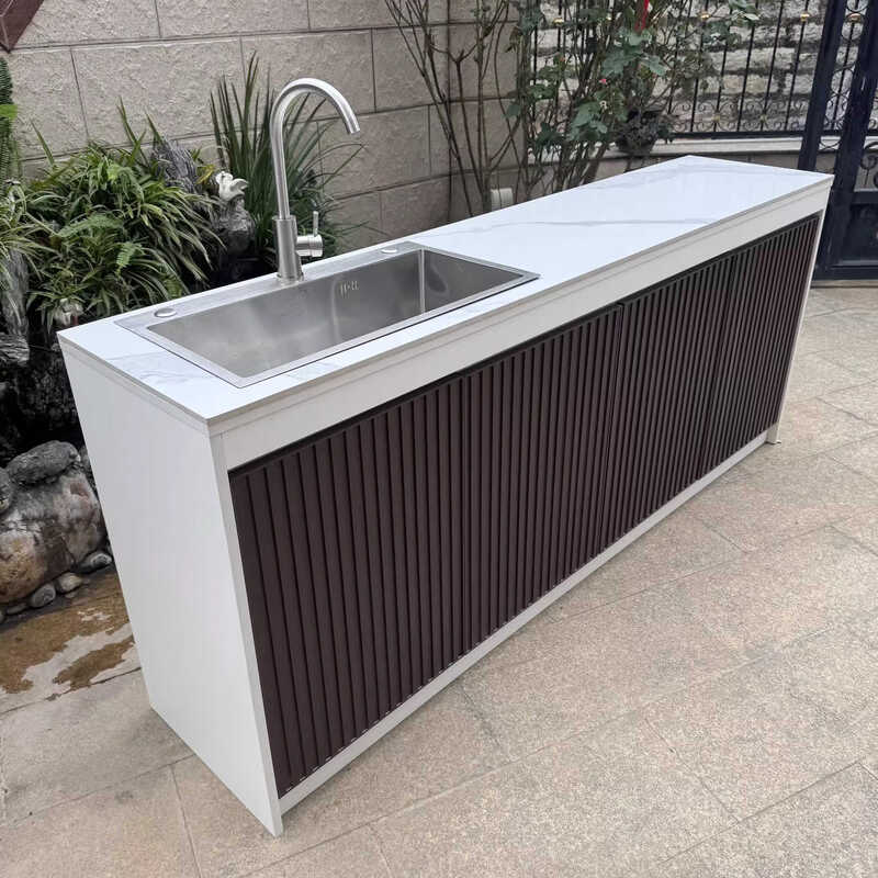 Wen Yijia courtyard aluminum alloy cabinet door outdoor cabinet door outdoor waterproof metal grille door shutter door aluminum art gray