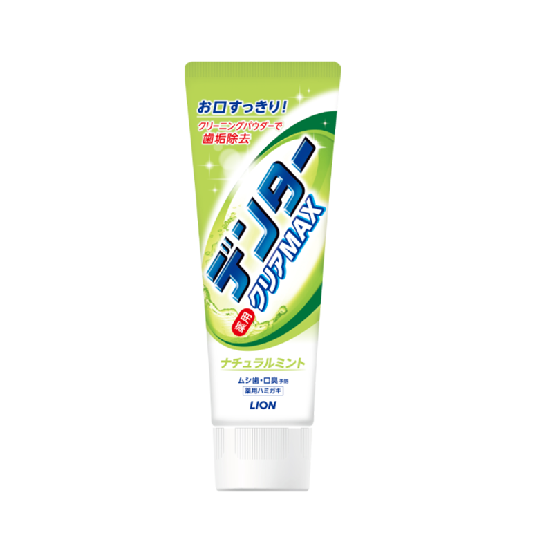 Lion Toothpaste Micro Particles Clean Fresh Breath Fluoride Formula Decomposes Tartar Fruit Mint 140g Imported from Japan