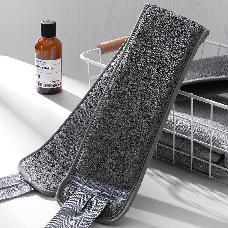 Creative art student dormitory bath towel, men's bath towel, powerful mud rub back and back bath towel, mud rub artifact, back rub without asking for help, long strip - bath towel - widened