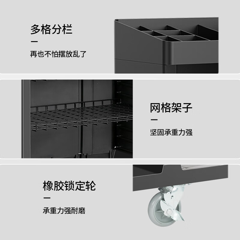 Baiyun cleaning trolley multi-functional cleaning vehicle guest room cleaning vehicle hotel linen vehicle room entrance hygiene service vehicle AF08159A AF08159B