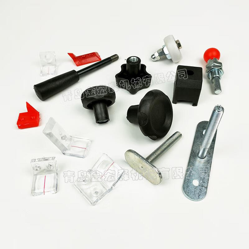 Jie Yintong woodworking panel saw accessories European style large ruler backing handle screw nut precision sliding table saw accessories baffle double hole magnifying glass