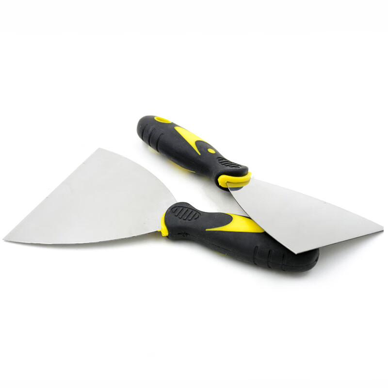 Deqi putty knife stainless steel cement scraper scraper putty tool 4 inches (5 pieces)