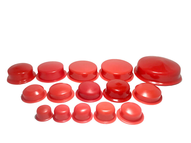 Kezitu customized PVC rubber protective sleeve, threaded protective cap, flat sleeve, square sleeve, plugging plug, sample can be non-standard. Black customized round sheath, 10 yuan, 10 yuan each