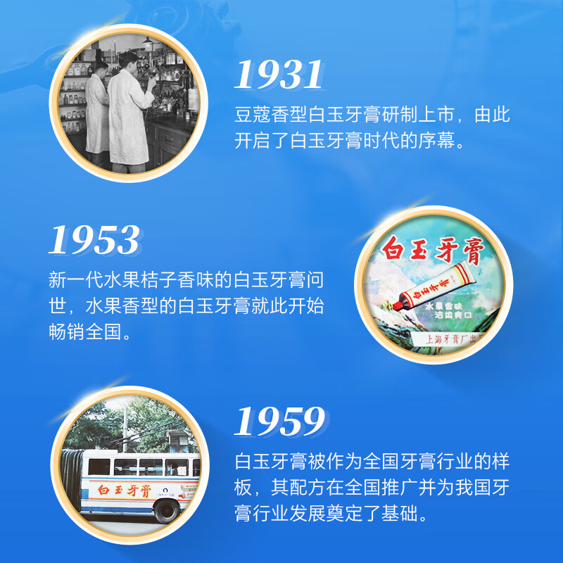 White Jade Fresh Toothpaste, Whitening, Whitening, Fresh Breath, Remove Yellowing and Stain, Contains Fluoride, Spearmint Type, 6 pieces 130g