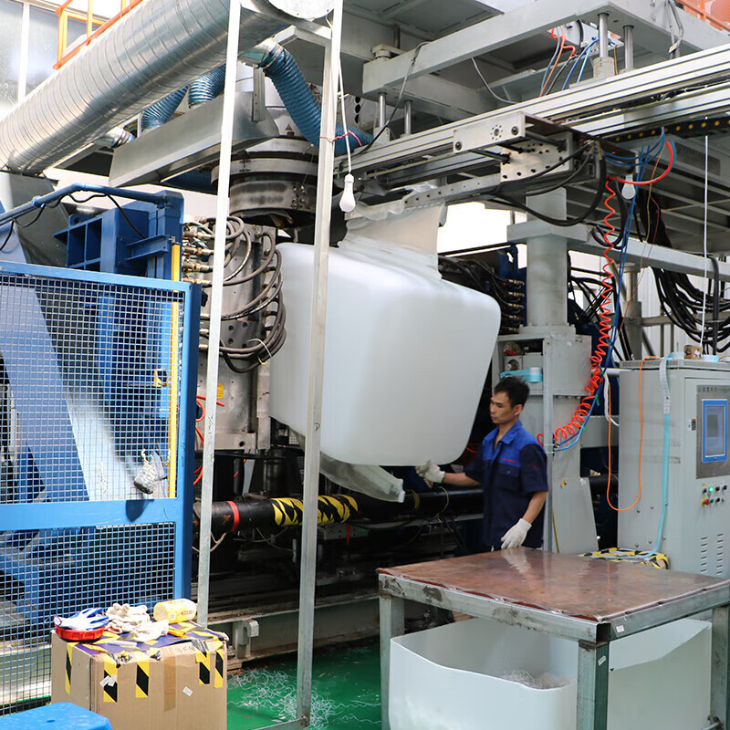 Ton barrel thickened plastic IBC container barrel 1000 liter 1 ton 500L water storage tank diesel barrel chemical barrel water tank g2D new 1000L white (model)