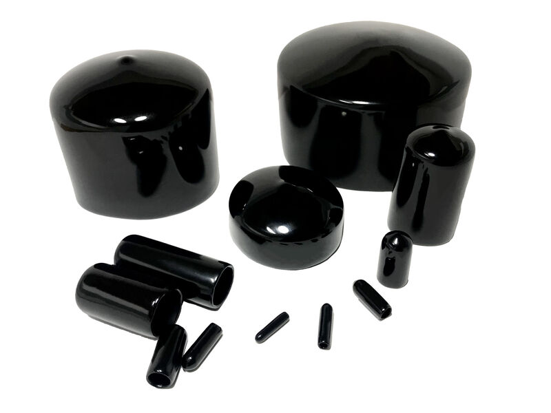 Kezitu customized PVC rubber protective sleeve, threaded protective cap, flat sleeve, square sleeve, plugging plug, sample can be non-standard. Black customized round sheath, 10 yuan, 10 yuan each