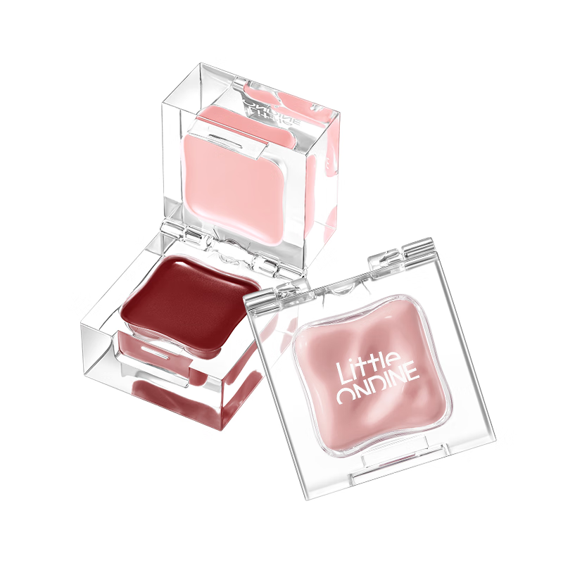 Little Ondine Double Effect Lip and Cheek Gloss 01 Red Pear Mianbing All-in-one multi-purpose blush, eye shadow, lip gloss, lip glaze, lipstick New Year's gift