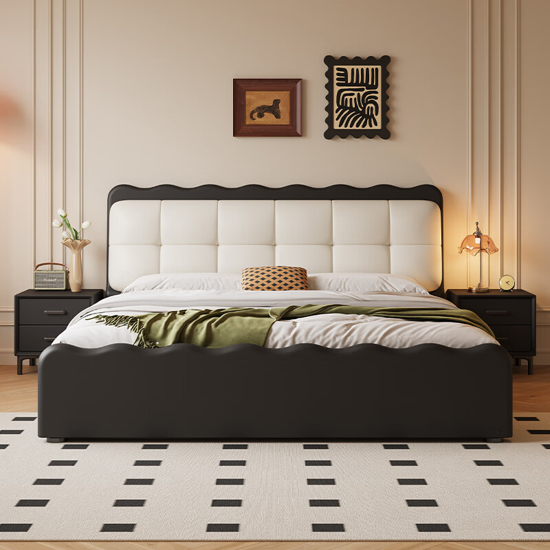 Xiangli Huating's antique-style double bed 1.8m