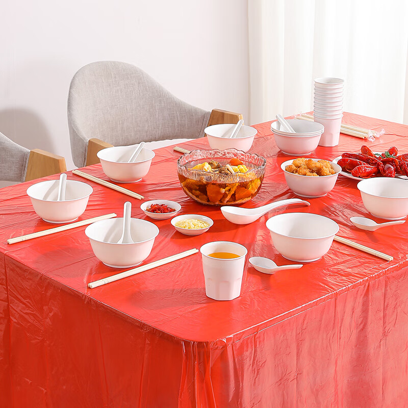 Meiya Disposable Daohuan Tableware 10-Person Set