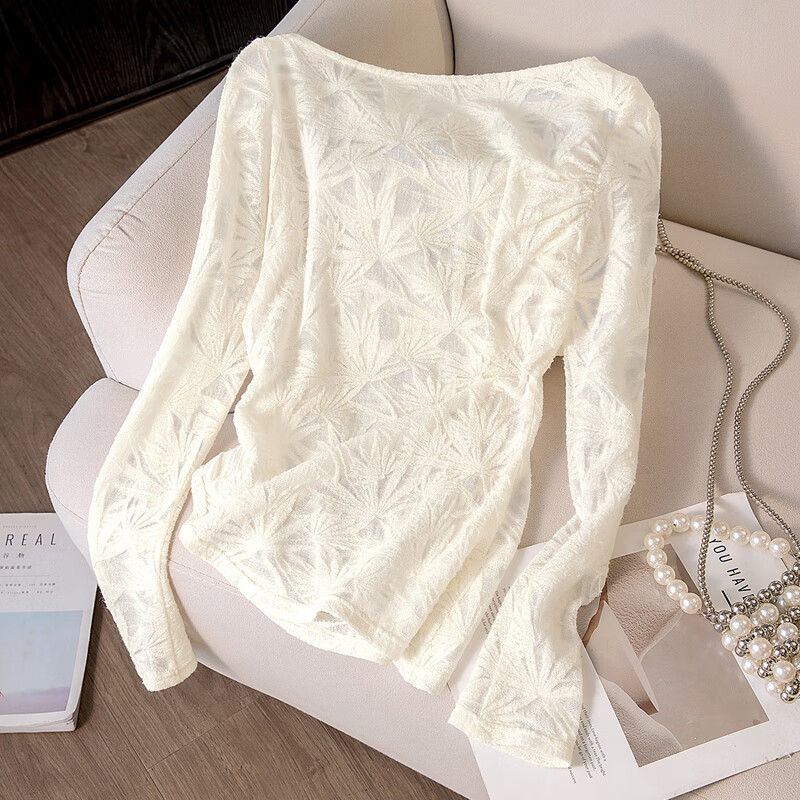 Sibaishe New Chinese Style Bottoming Shirt 2026 Spring New Women's Long Sleeve Slim Sheep Wool Pullover Top