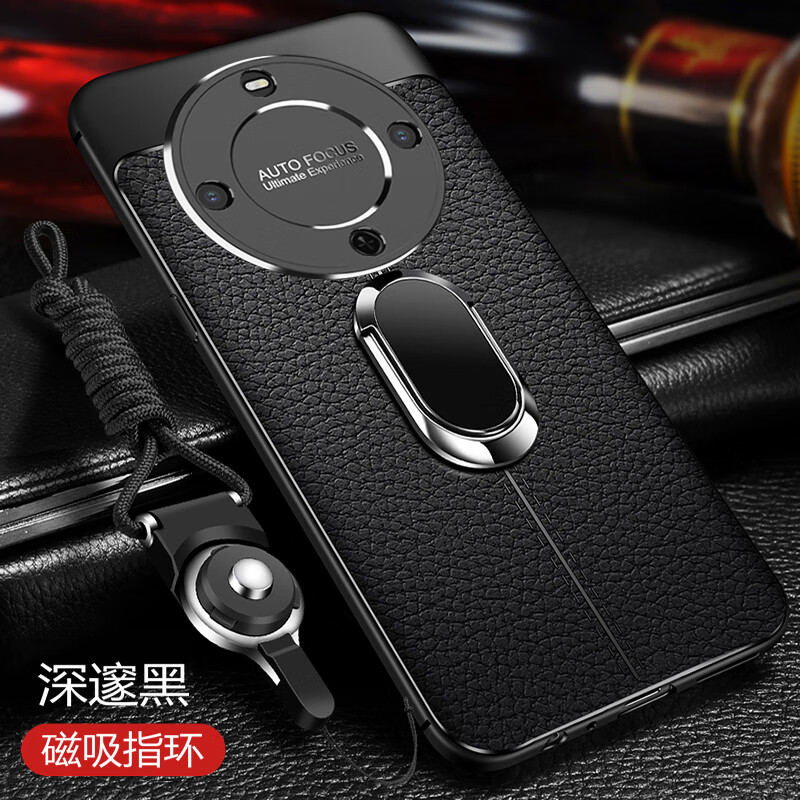Excellent Lace Huawei Enjoy 70x mobile phone case BRE-AL80 protective cover Imagination lens all-inclusive anti-fall BREAL silicone frosted soft shell men and women new Changheng shell deep black free full screen film + lanyard + magnetic ring Huawei Enjoy 70X