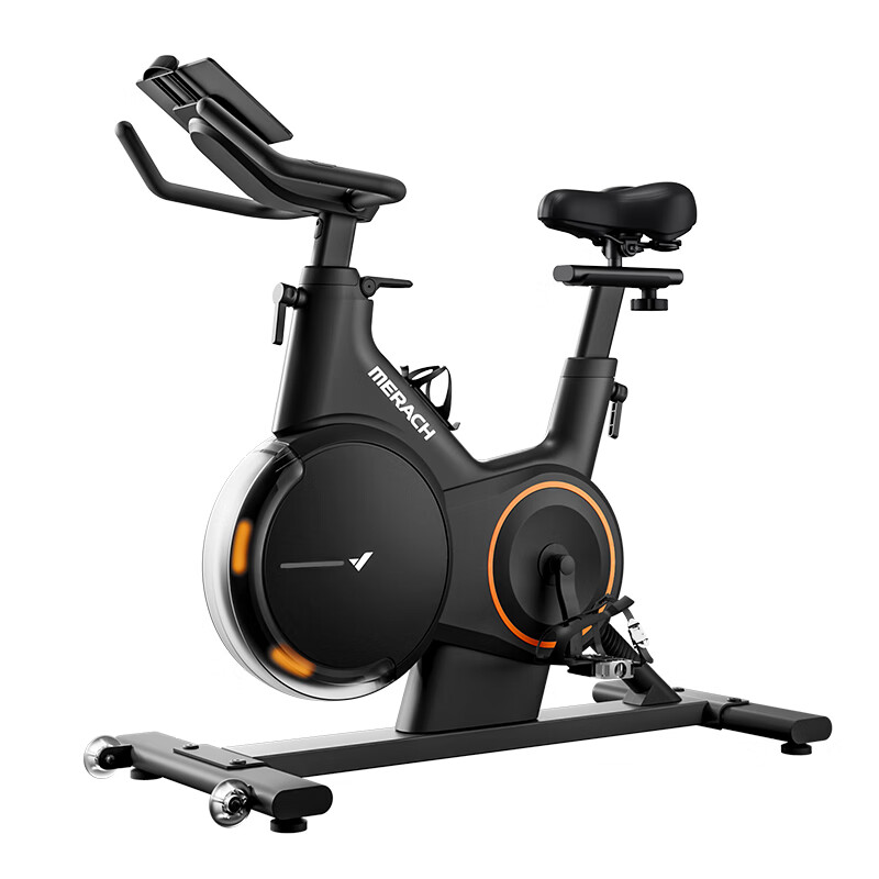MERACH delivers door-to-door spinning bicycle for home use, self-powered racing indoor bicycle fitness equipment, Jueying X 3, new product launch, black - dual-core strong magnets |