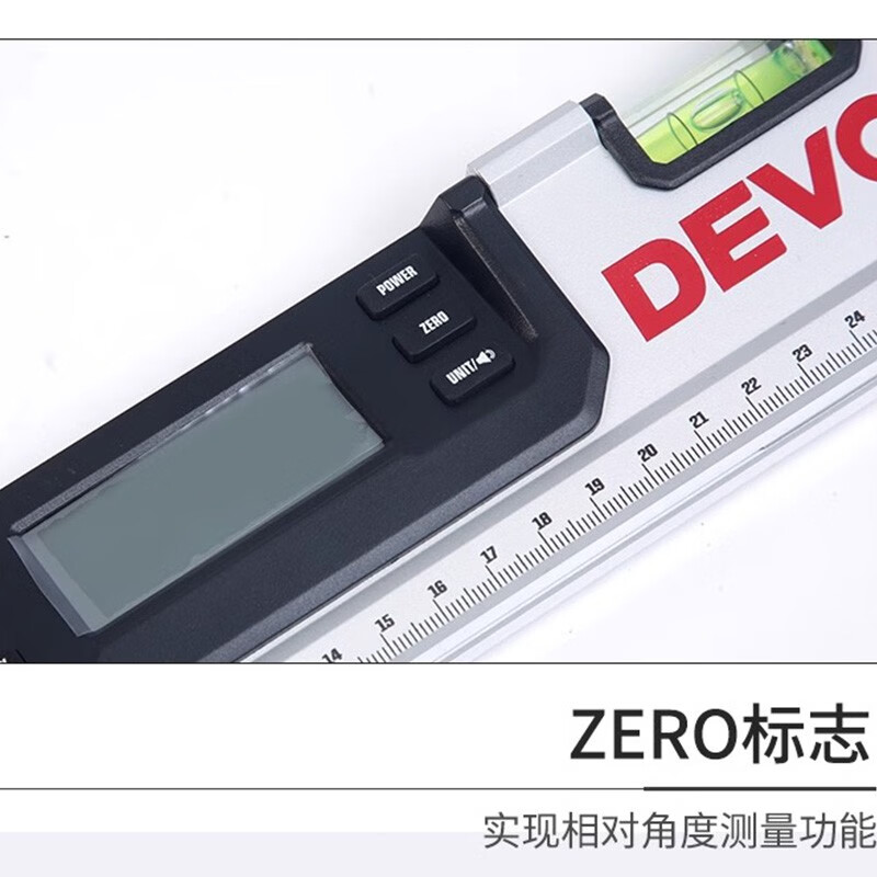 Devon digital display level 9418 high-precision with strong magnetic electronic angle leveling ruler accurate automatic leveling ruler 9418 30 cm digital display level
