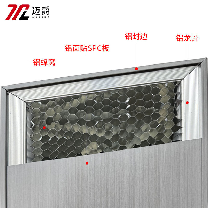 Maijue aluminum alloy room door, all-aluminum room door, bedroom door, noise-reducing, moisture-proof and anti-corrosion single door, indoor door, study flat door, style 5. Measurement and installation services are available.