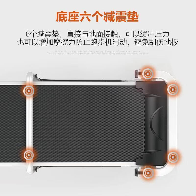 Multifunctional home treadmill for the elderly, ten years warranty, medical rehabilitation training walking machine for middle-aged and elderly people, non-electric model, safety handrails + heart rate measurement, black